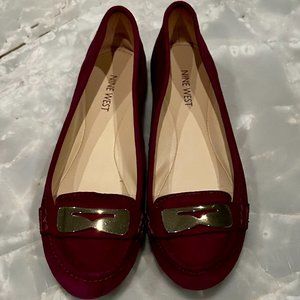 Nine West Faux Fuschia Penny Loafer - Size 8.5